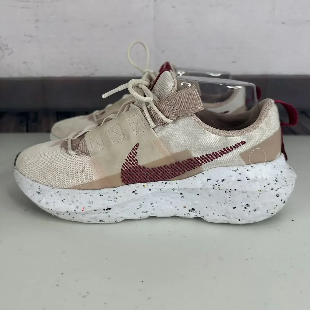 Nike Sneaker Womens 7.5 Pink Crater Impact Shoe‎ Athletic Lace up Casual